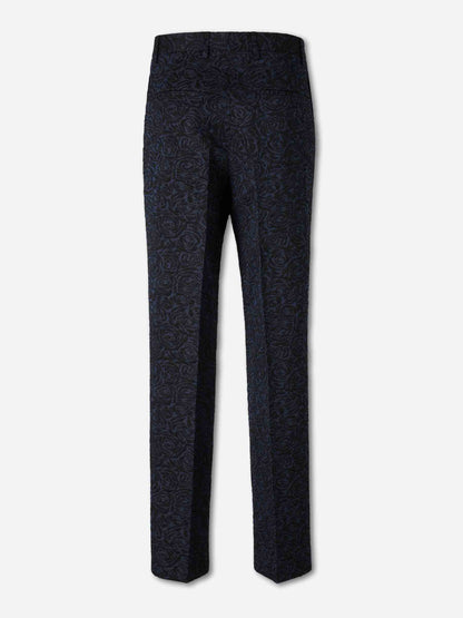 Dries Van Noten Mujer Barcelona Pantalones Rectos Floral color Azul Noche sku 761-004081 01 - Foto 3