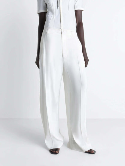 Lemaire Mujer Barcelona Pantalones Pliegues color Blanco sku 761-004084 01 - Foto 3