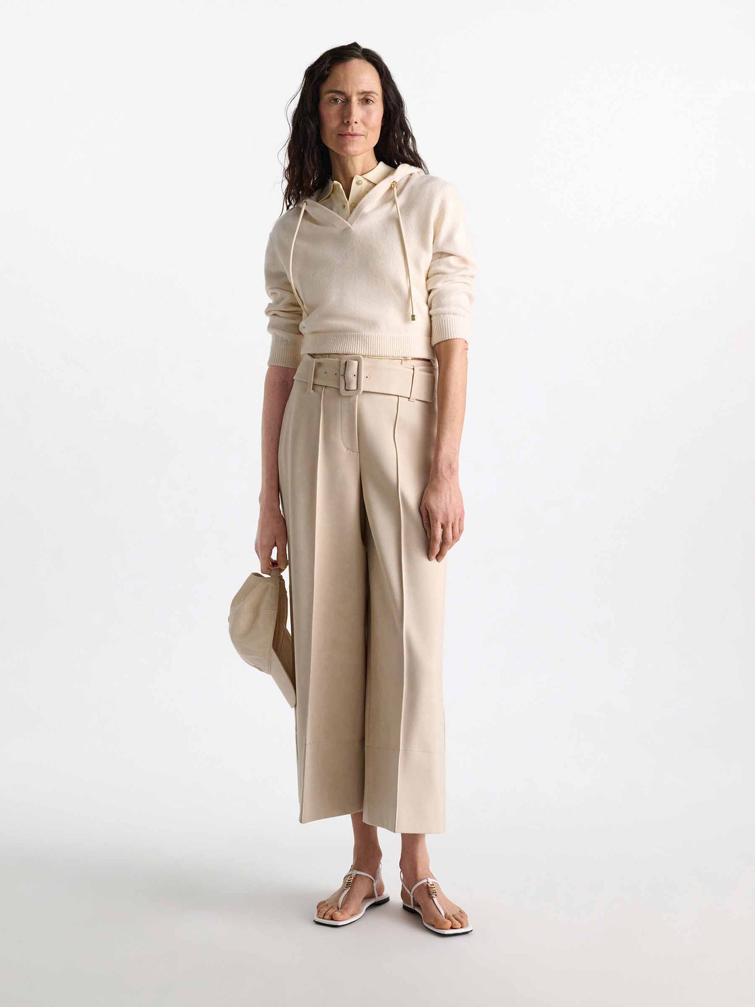 Dorothee Schumacher Mujer Barcelona Pantalones Anchos Rectos color Crema sku 761-004111 01 - Foto 3