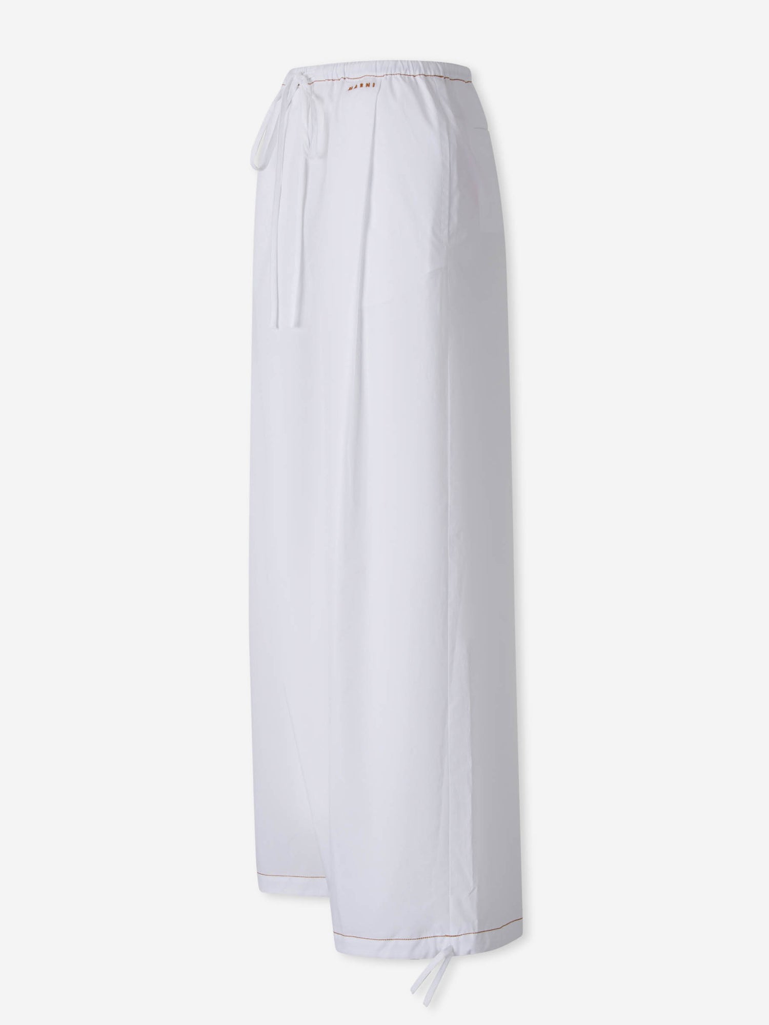 Outlet online Marni Mujer Pantalones Anchos Algodón color Blanco sku 761-004122 01 - Foto 2