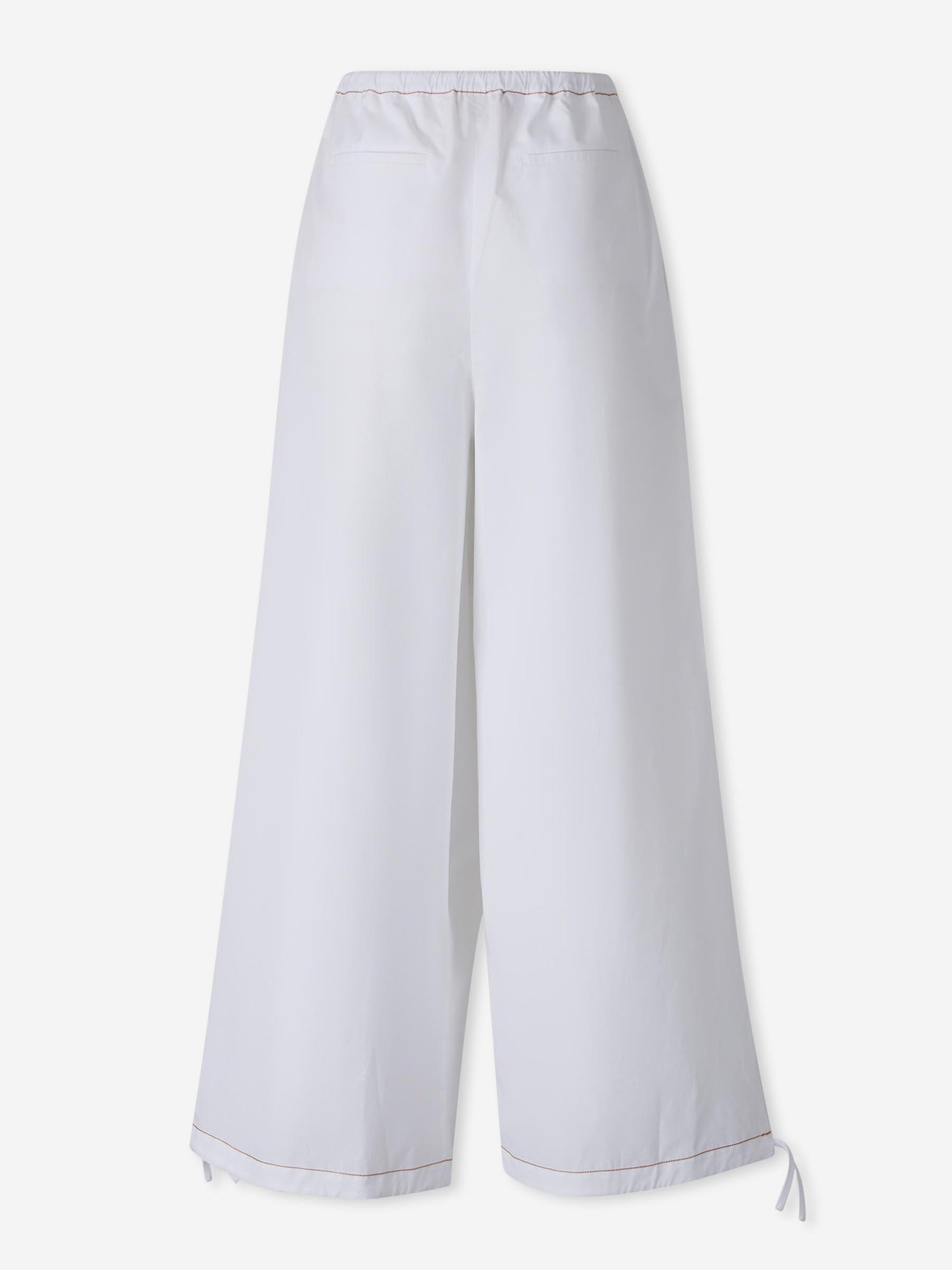 Outlet online Marni Mujer Pantalones Anchos Algodón color Blanco sku 761-004122 01 - Foto 3