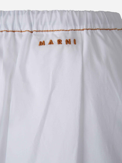 Outlet online Marni Mujer Pantalones Anchos Algodón color Blanco sku 761-004122 01 - Foto 4