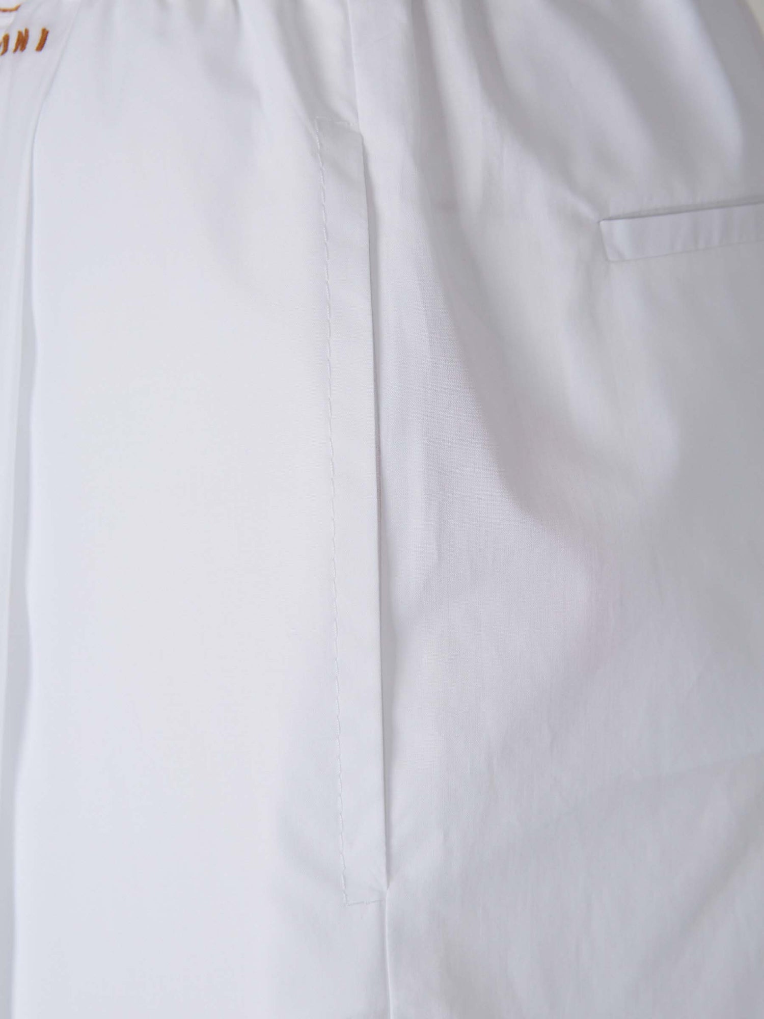 Outlet online Marni Mujer Pantalones Anchos Algodón color Blanco sku 761-004122 01 - Foto 5