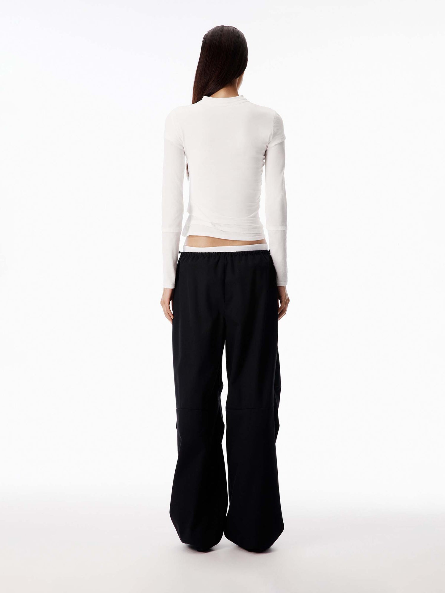 Alexander Wang Mujer Barcelona Pantalones Anchos Algodón color Negro sku 761-004123 01 - Foto 3