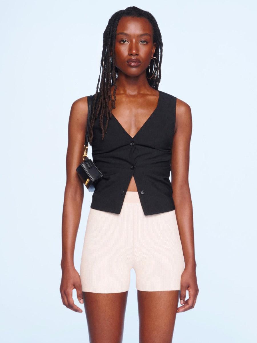 Outlet online Jacquemus Mujer Shorts Le Short Arrancia color Beige sku 762-000348 01 - Foto 2