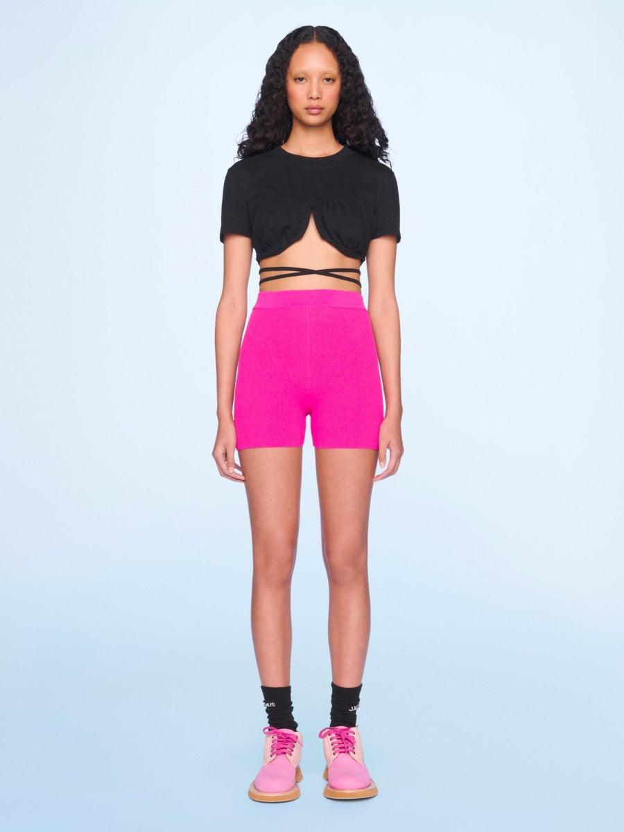 Outlet online Jacquemus Mujer Shorts Le Short Arrancia color Beige sku 762-000348 01 - Foto 10