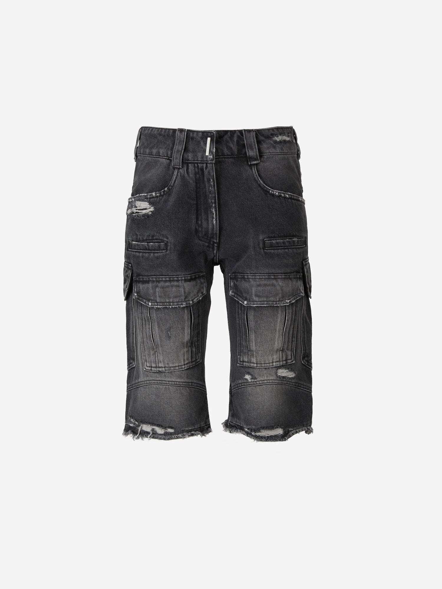 Outlet online Givenchy Mujer Bermudas Cargo Denim color Negro sku 762-000392 01 - Foto 1
