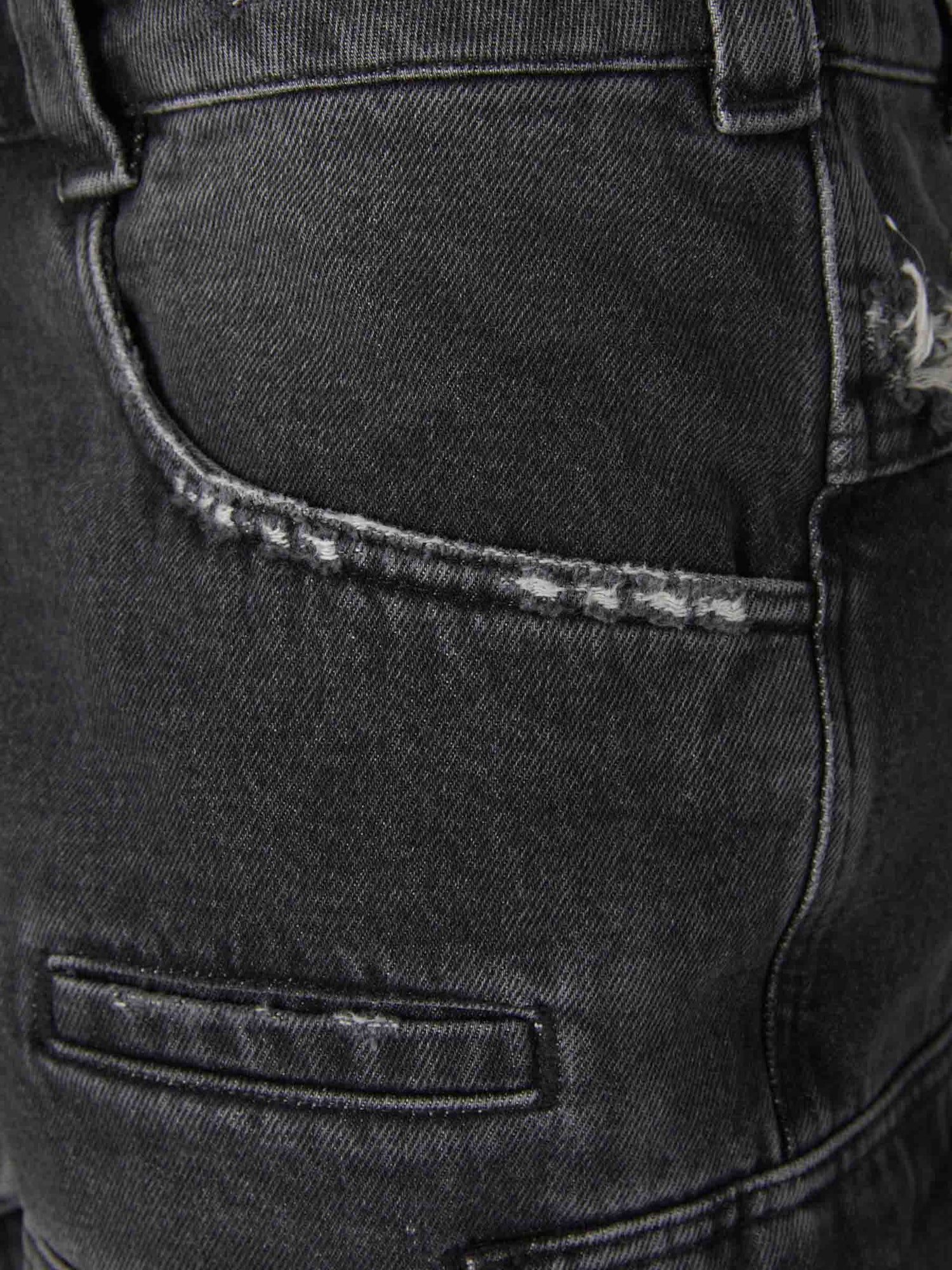Outlet online Givenchy Mujer Bermudas Cargo Denim color Negro sku 762-000392 01 - Foto 4