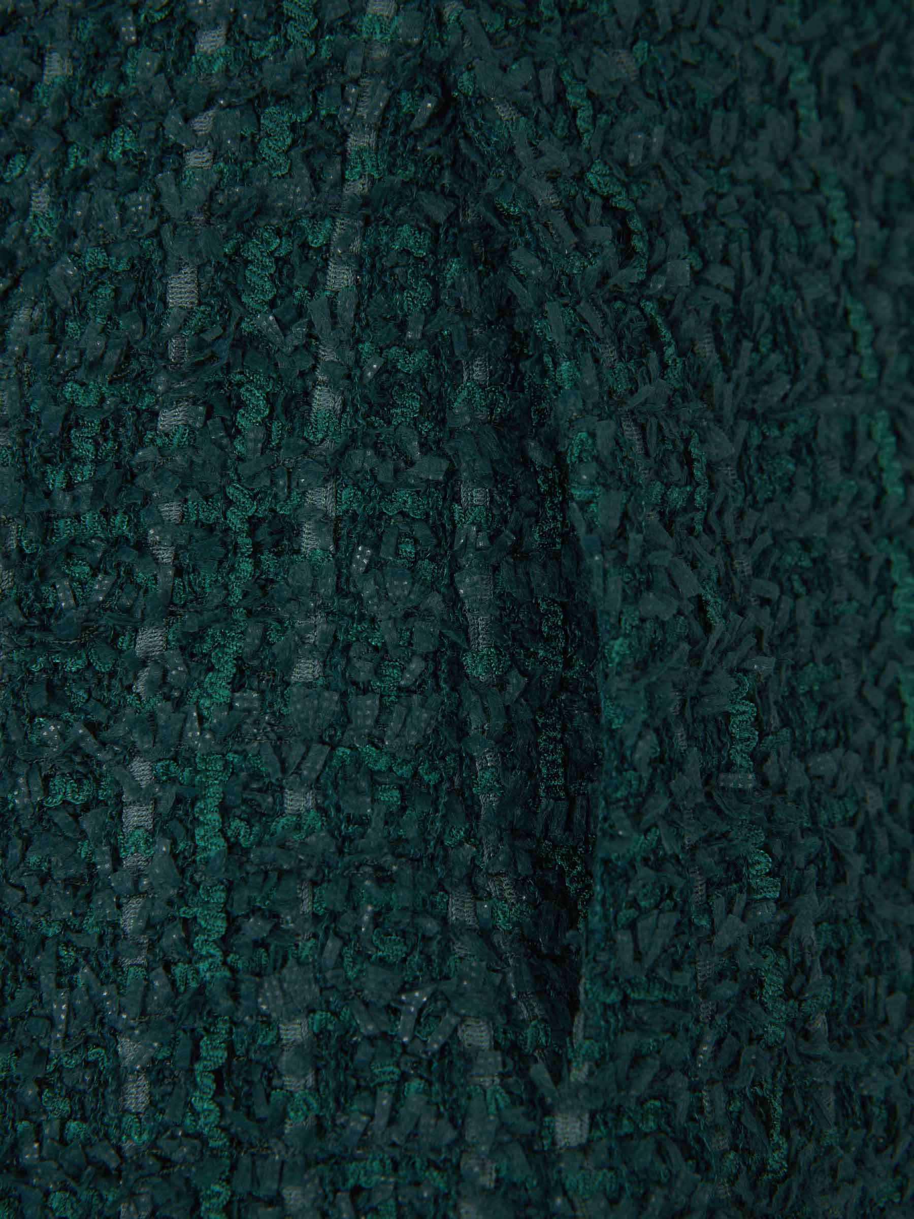 Outlet online Balmain Mujer Short Tweed Botones color Verde Oscuro sku 762-000426 00 - Foto 5