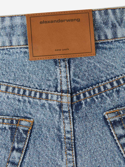 Alexander Wang Mujer Barcelona Shorts Cuentas Denim color Azul sku 762-000490 01 - Foto 8