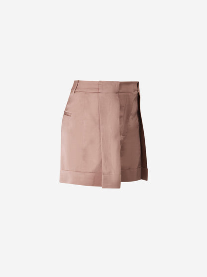 Balmain Mujer Barcelona Bermudas Tablones  Satén color Rosa Oro sku 762-000521 01 - Foto 2