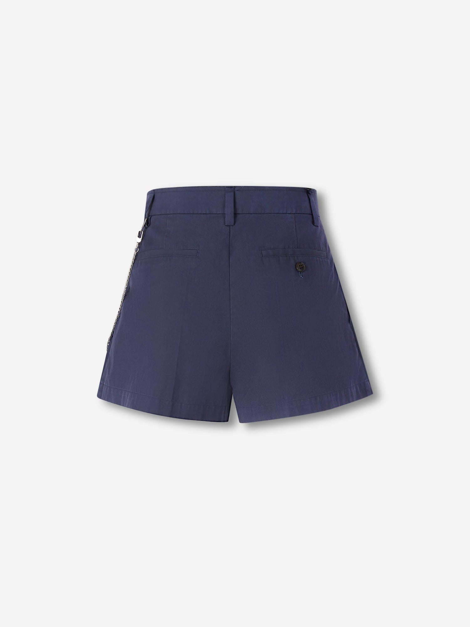 Outlet online Alexander Wang Mujer Bermudas con cadena color Azul Marino sku 762-000531 01 - Foto 3