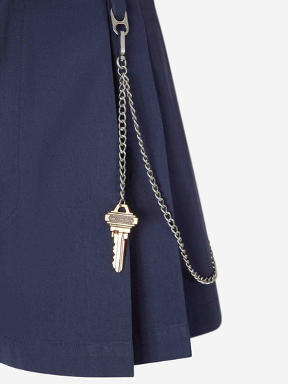 Outlet online Alexander Wang Mujer Bermudas con cadena color Azul Marino sku 762-000531 01 - Foto 4