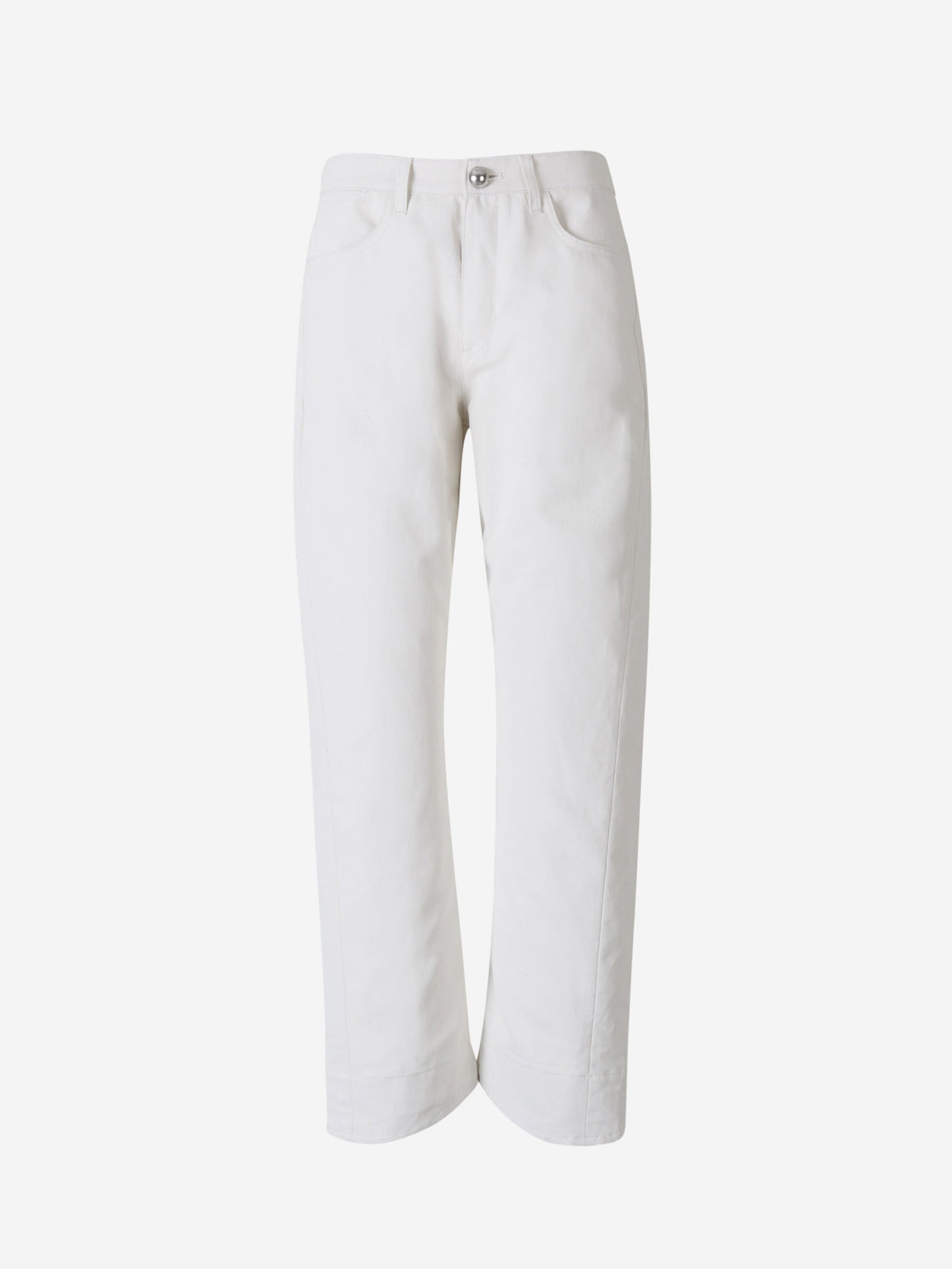 Outlet online Jil Sander Mujer Jeans Algodón Y Lino color Blanco sku 763-001310 01 - Foto 1