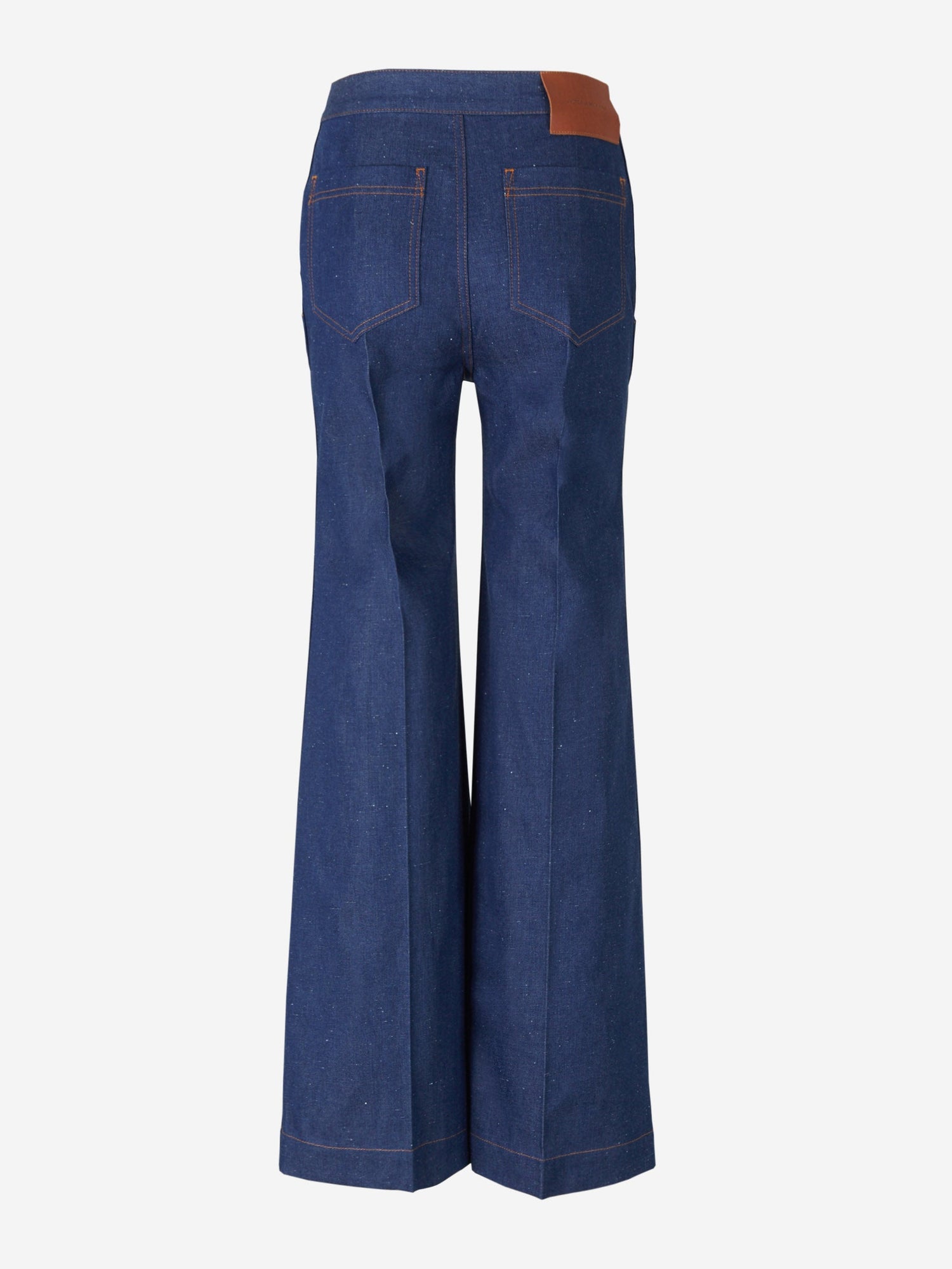 Outlet online Victoria Beckham Mujer Jeans Acampanados Cremalleras color Azul Cobalto sku 763-001387 01 - Foto 2