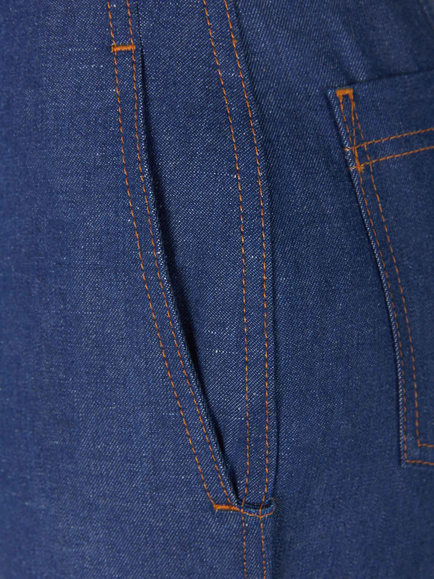 Outlet online Victoria Beckham Mujer Jeans Acampanados Cremalleras color Azul Cobalto sku 763-001387 01 - Foto 4
