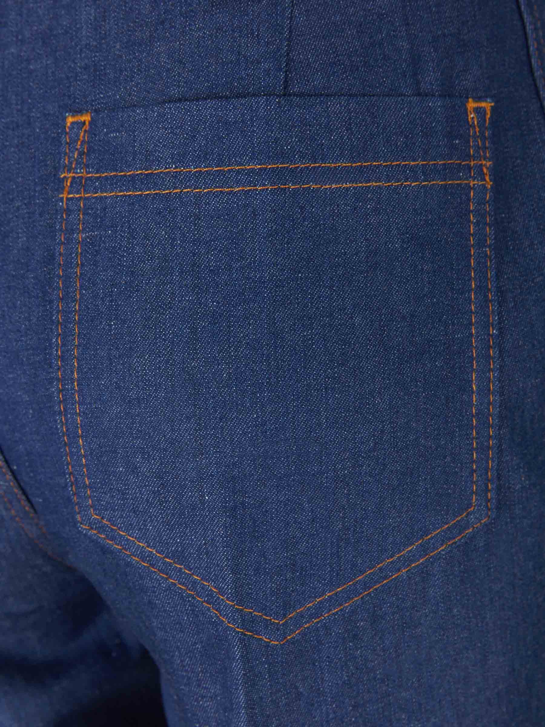 Outlet online Victoria Beckham Mujer Jeans Acampanados Cremalleras color Azul Cobalto sku 763-001387 01 - Foto 5