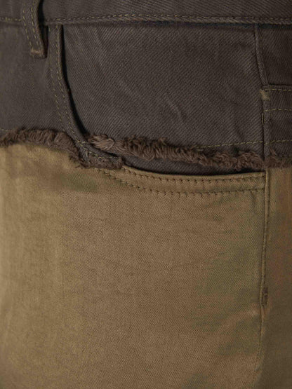 Givenchy Jeans Oversize Mixto color Verde Militar sku 763-001404 01 - Foto 3