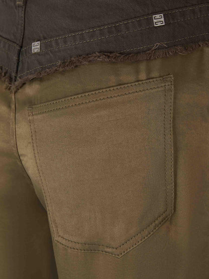 Givenchy Jeans Oversize Mixto color Verde Militar sku 763-001404 01 - Foto 4