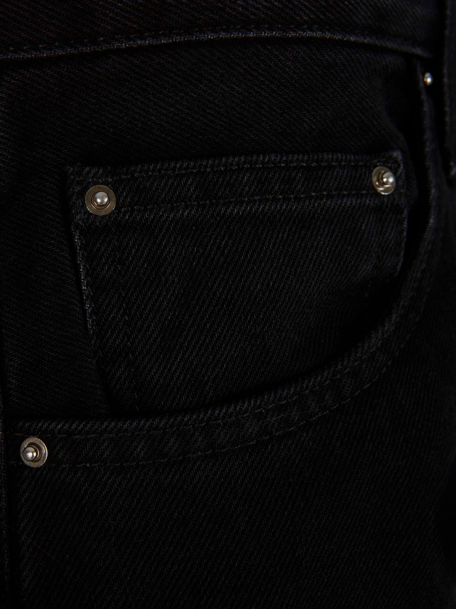 Outlet online TOTEME Mujer Pantalones Denim Costuras color Negro sku 763-001430 01 - Foto 3