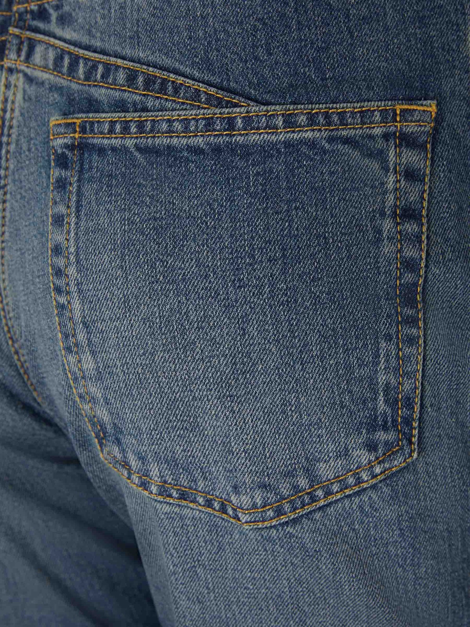 Outlet online Alaïa Mujer Jeans Flare Maxi color Azul Denim sku 763-001433 00 - Foto 4