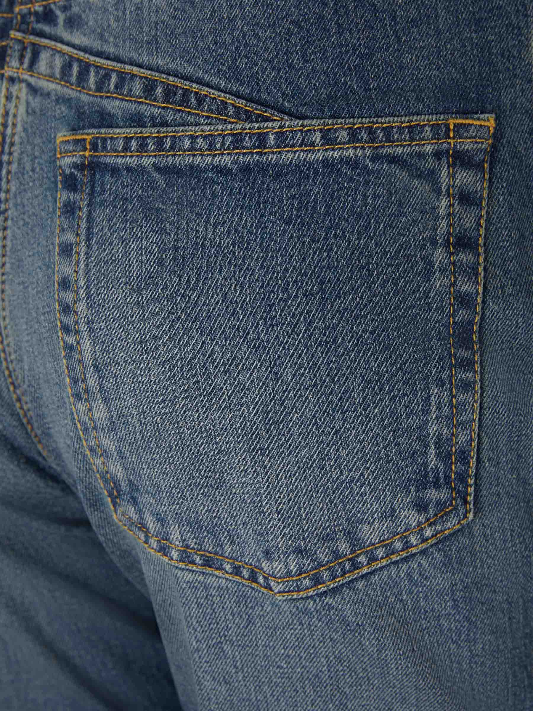 Outlet online Alaïa Mujer Jeans Flare Maxi color Azul Denim sku 763-001433 00 - Foto 4