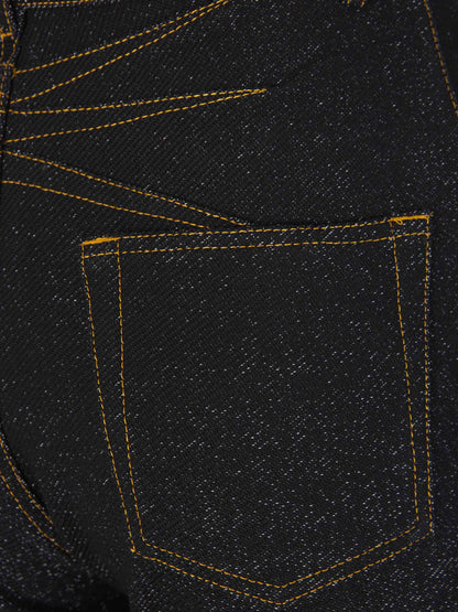 Outlet online Alaïa Mujer Jeans Straight Algodón color Negro sku 763-001436 01 - Foto 4