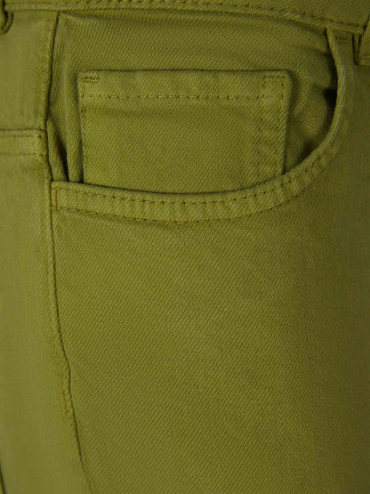 Outlet online Dorothee Schumacher Mujer Jeans Bootcut Algodón color Verde Militar sku 763-001445 01 - Foto 3