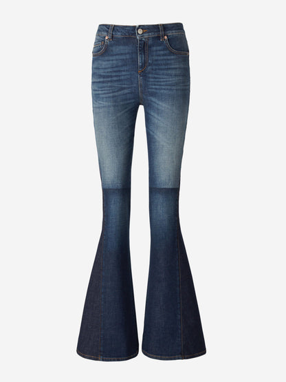 Outlet online Dorothee Schumacher Mujer Jeans Flare Love color Azul Denim sku 763-001456 01 - Foto 1