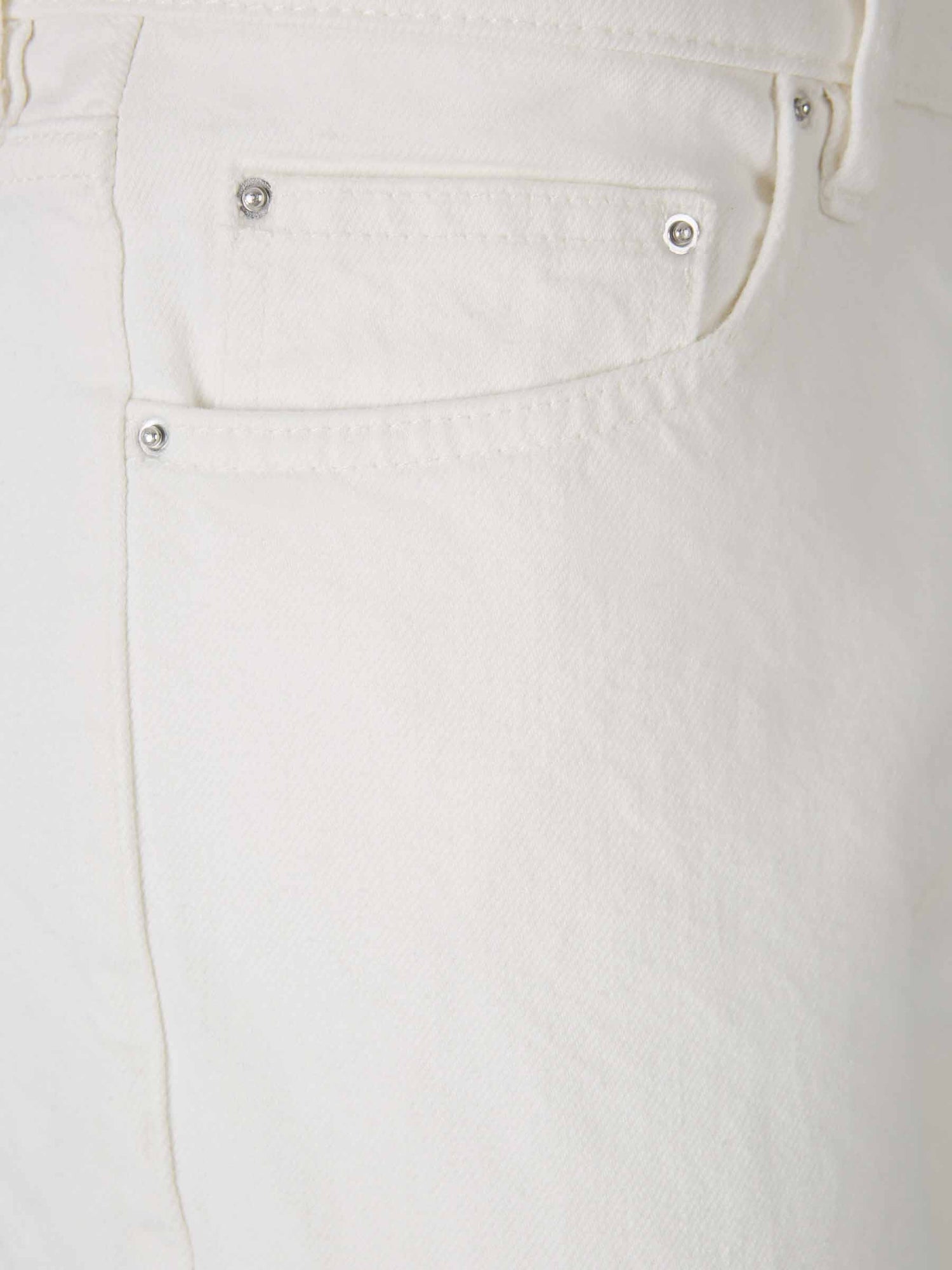 Outlet online TOTEME Mujer Jeans Straight Fit color Blanco sku 763-001626 01 - Foto 4