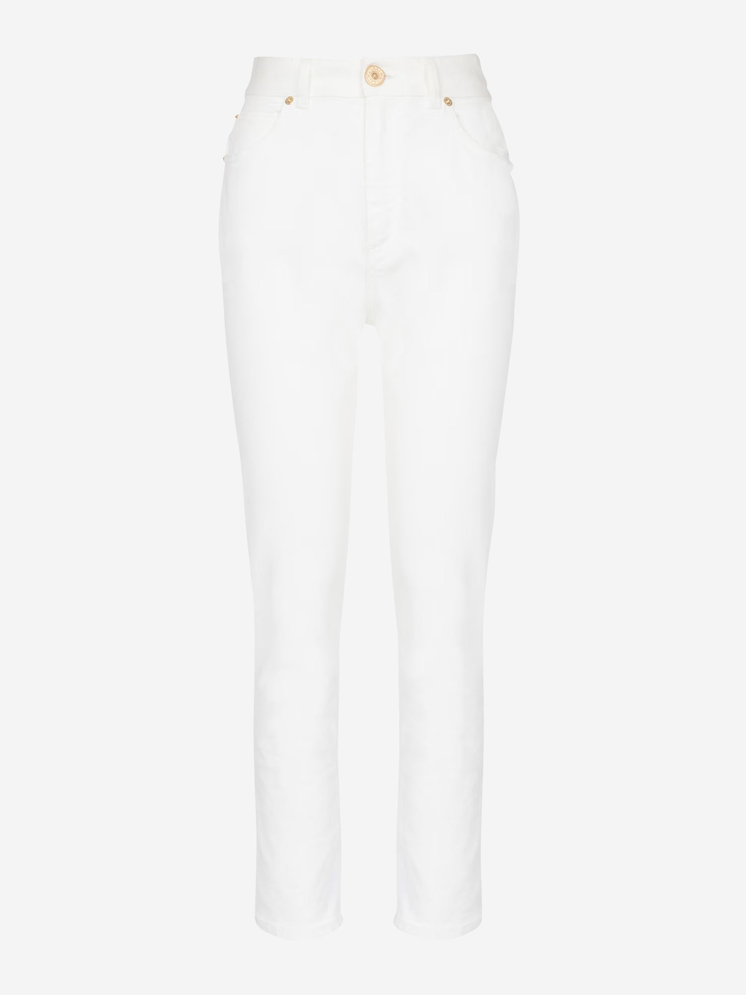 Outlet online Balmain Mujer Jeans Slim Fit color Blanco sku 763-001627 01 - Foto 1
