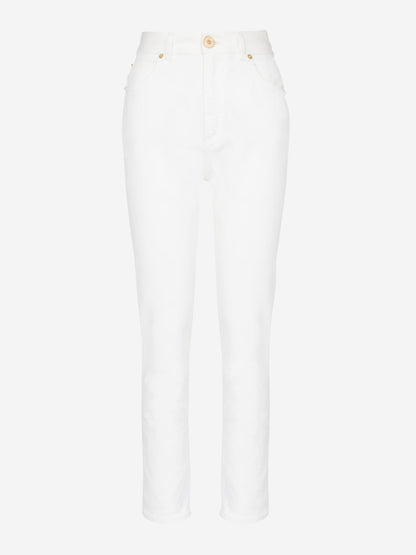 Outlet online Balmain Mujer Jeans Slim Fit color Blanco sku 763-001627 01 - Foto 1