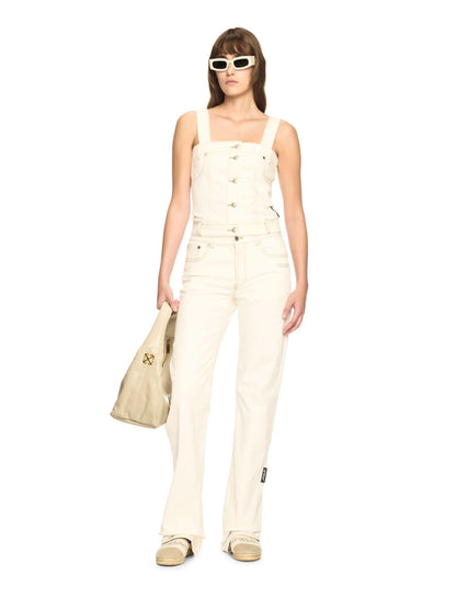 Off-White Mujer Barcelona Jeans Straight Susy color Blanco sku 763-001634 01 - Foto 2