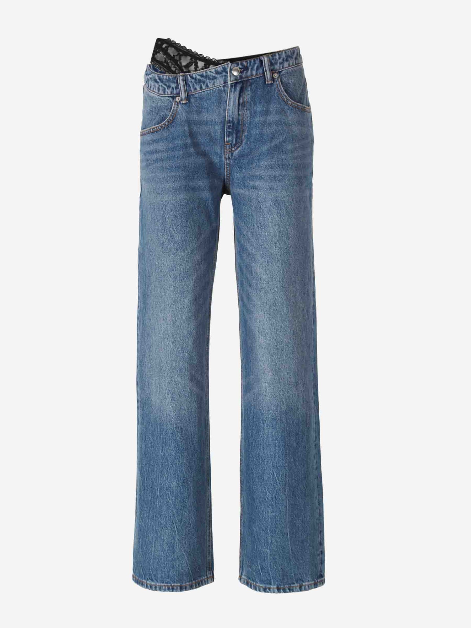 Alexander Wang Mujer Barcelona Jeans Encaje Asimétrica color Azul sku 763-001638 01 - Foto 1