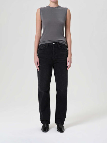 Outlet online Agolde Mujer Jeans Straght Fit color Negro sku 763-001641 01 - Foto 2