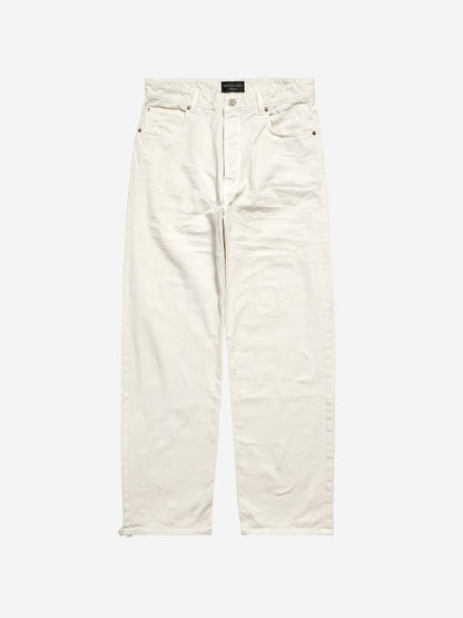 Outlet online Balenciaga Mujer Jeans Wide Leg color Blanco sku 763-001647 01 - Foto 1