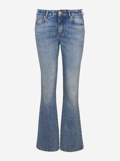 Balmain Mujer Barcelona Jeans Flare Algodón color Azul Denim Claro sku 763-001648 00 - Foto 1