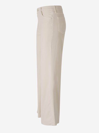 Mother Mujer Barcelona Jeans Flare Roller Fray color Beige sku 763-001655 01 - Foto 2
