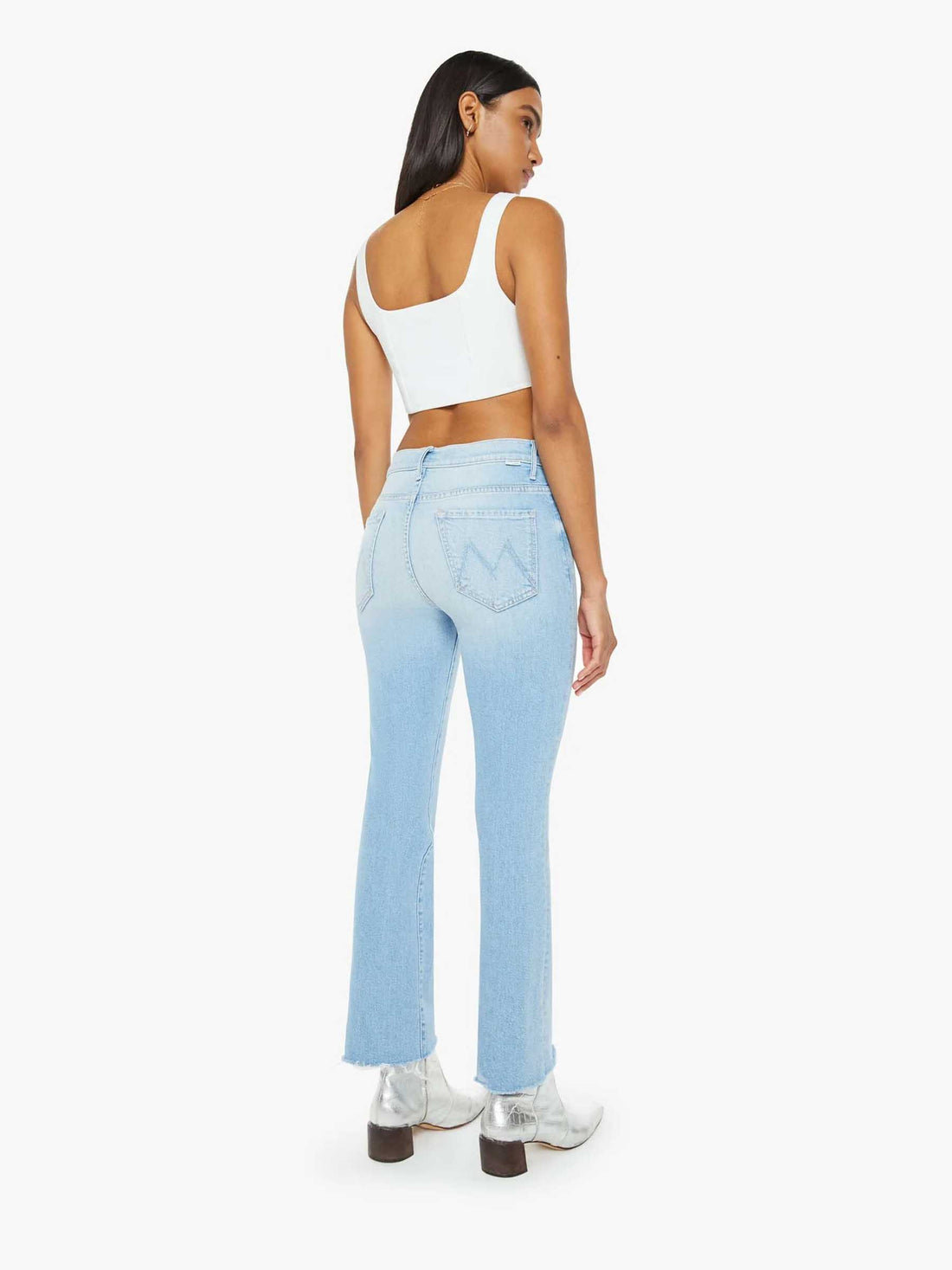 Mother Mujer Barcelona Jeans Skinny The Insider color Azul Denim Claro sku 763-001659 01 - Foto 2