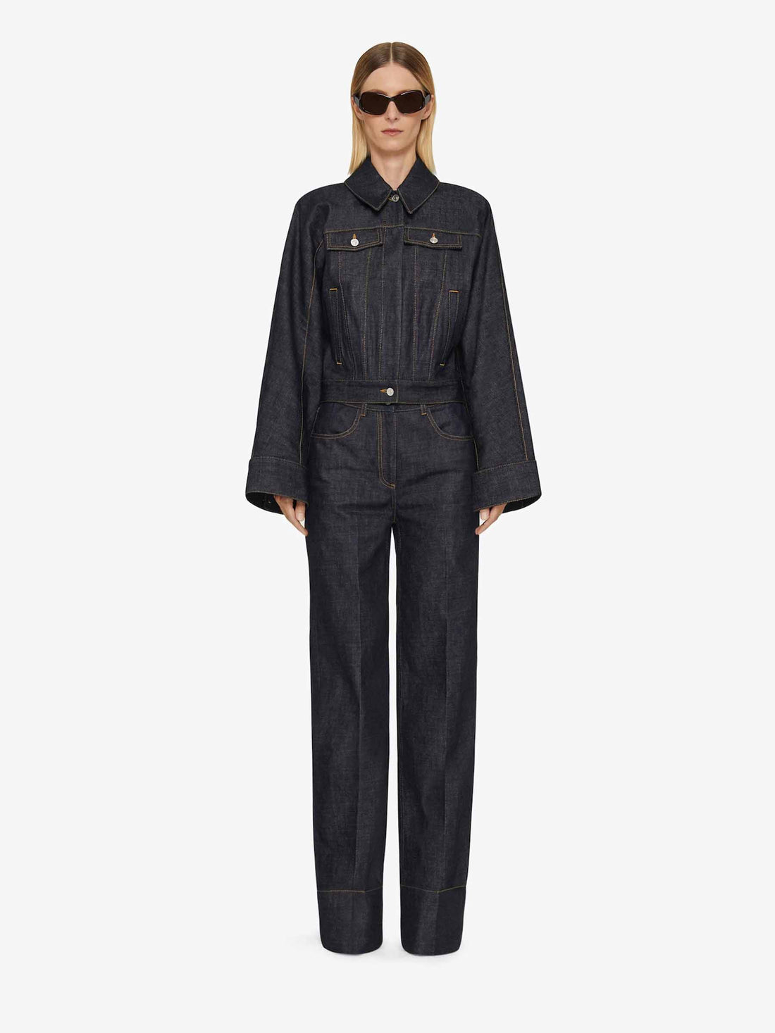 Givenchy Mujer Barcelona Jeans Straight Denim color Azul Marino sku 763-001669 01 - Foto 2