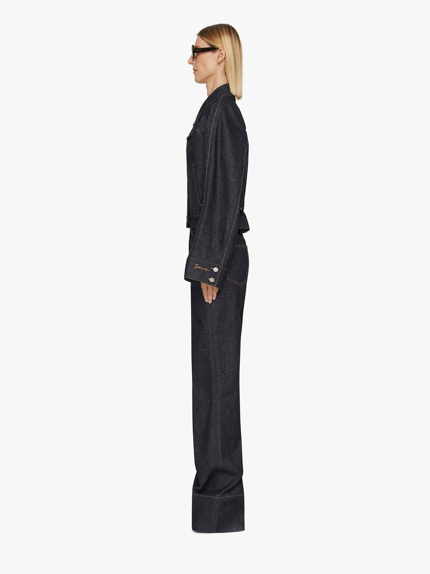 Givenchy Mujer Barcelona Jeans Straight Denim color Azul Marino sku 763-001669 01 - Foto 3