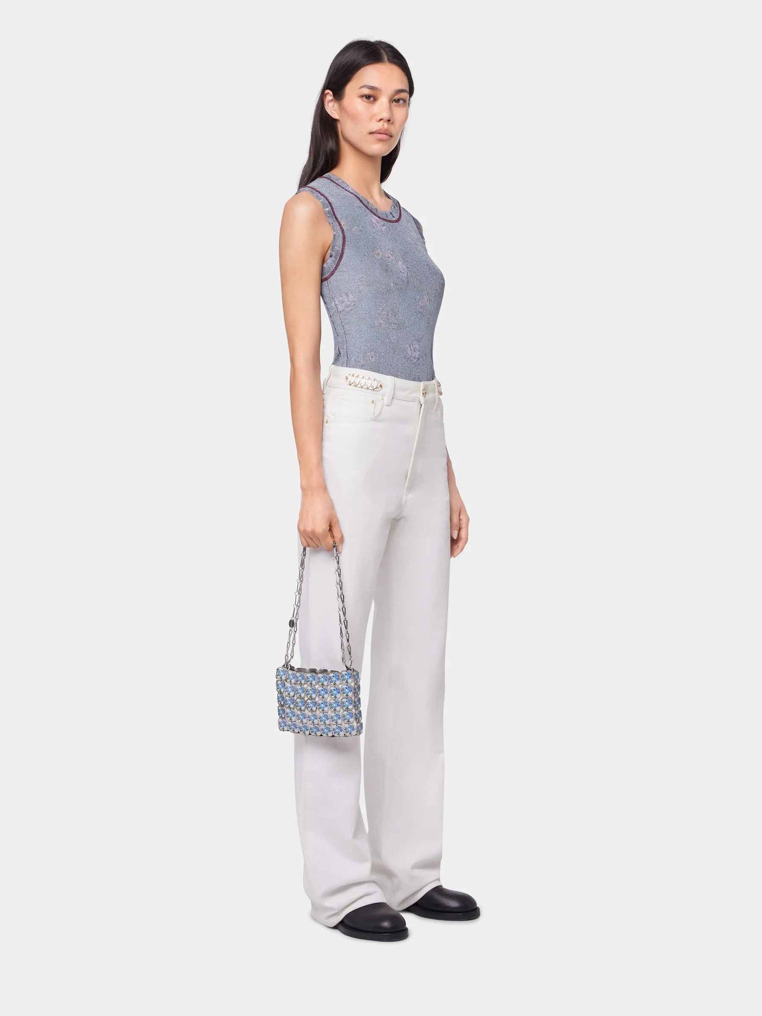 Rabanne Mujer Barcelona Jeans Flare Denim color Blanco sku 763-001674 01 - Foto 3