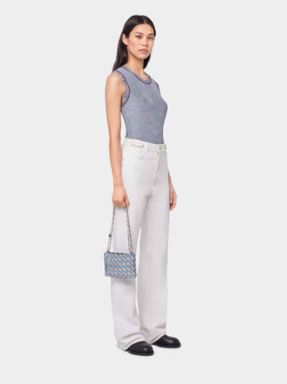 Rabanne Mujer Barcelona Jeans Flare Denim color Blanco sku 763-001674 01 - Foto 3