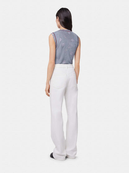 Rabanne Mujer Barcelona Jeans Flare Denim color Blanco sku 763-001674 01 - Foto 4
