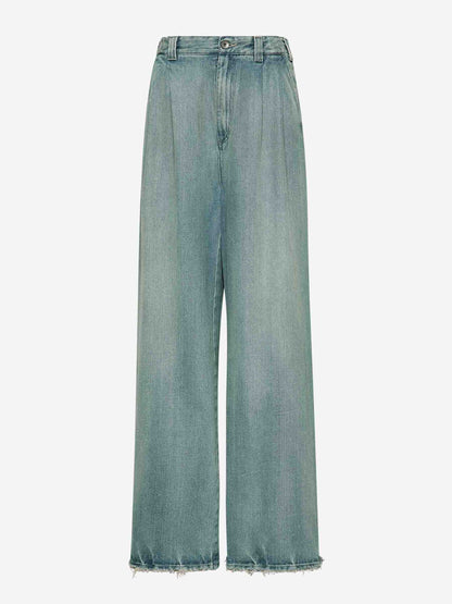 Maison Margiela Mujer Barcelona Jeans Wide Leg color Azul Denim Oscuro sku 763-001694 01 - Foto 1