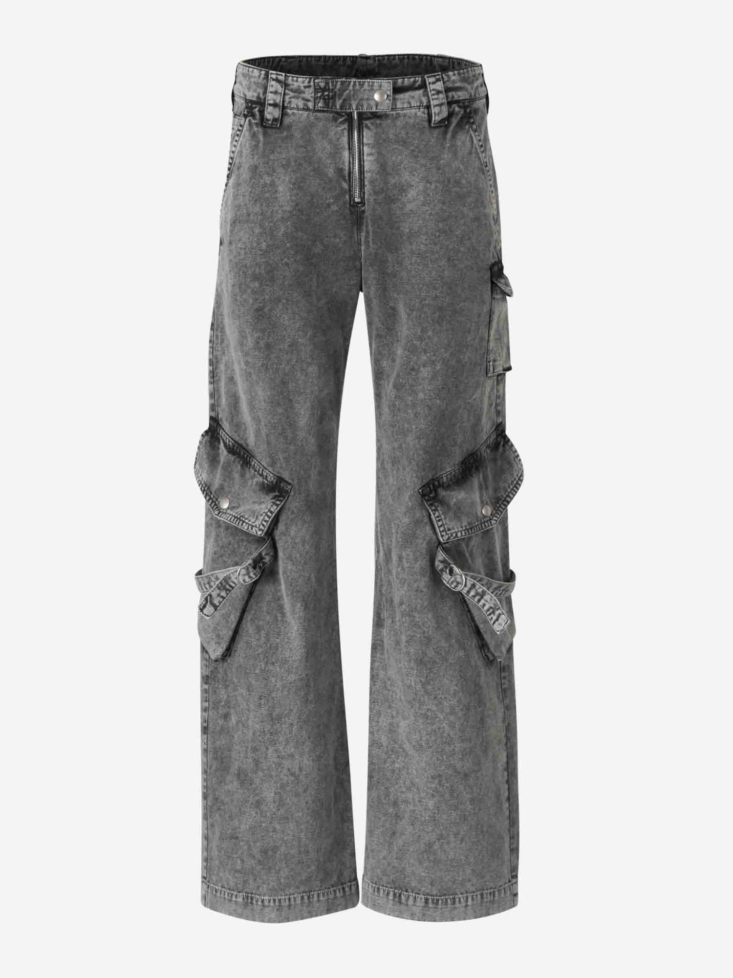 Outlet online Acne Studios Mujer Jeans Cargo Denim color Negro sku 763-001695 01 - Foto 1