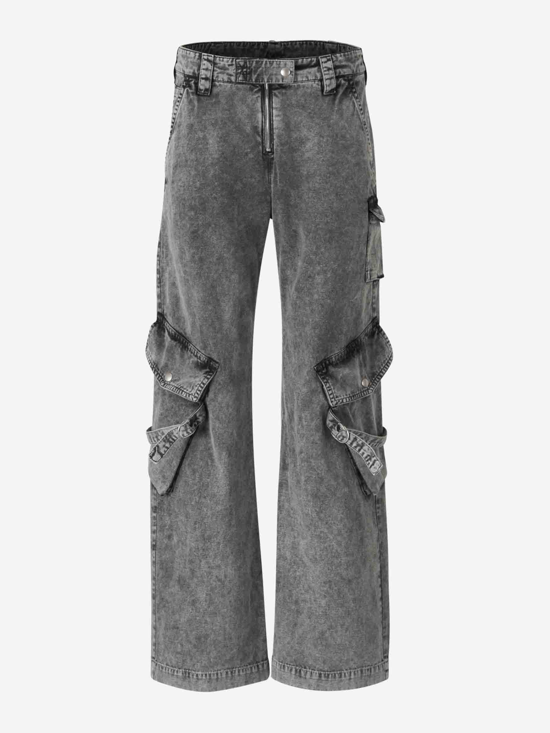 Outlet online Acne Studios Mujer Jeans Cargo Denim color Negro sku 763-001695 01 - Foto 1
