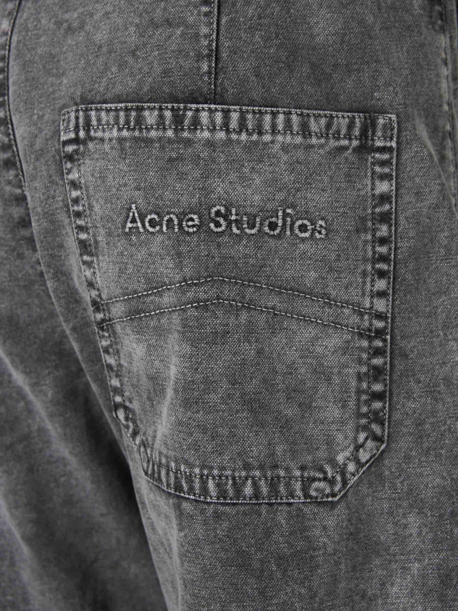 Acne Studios Mujer Barcelona Jeans Cargo Denim color Negro sku 763-001695 01 - Foto 6