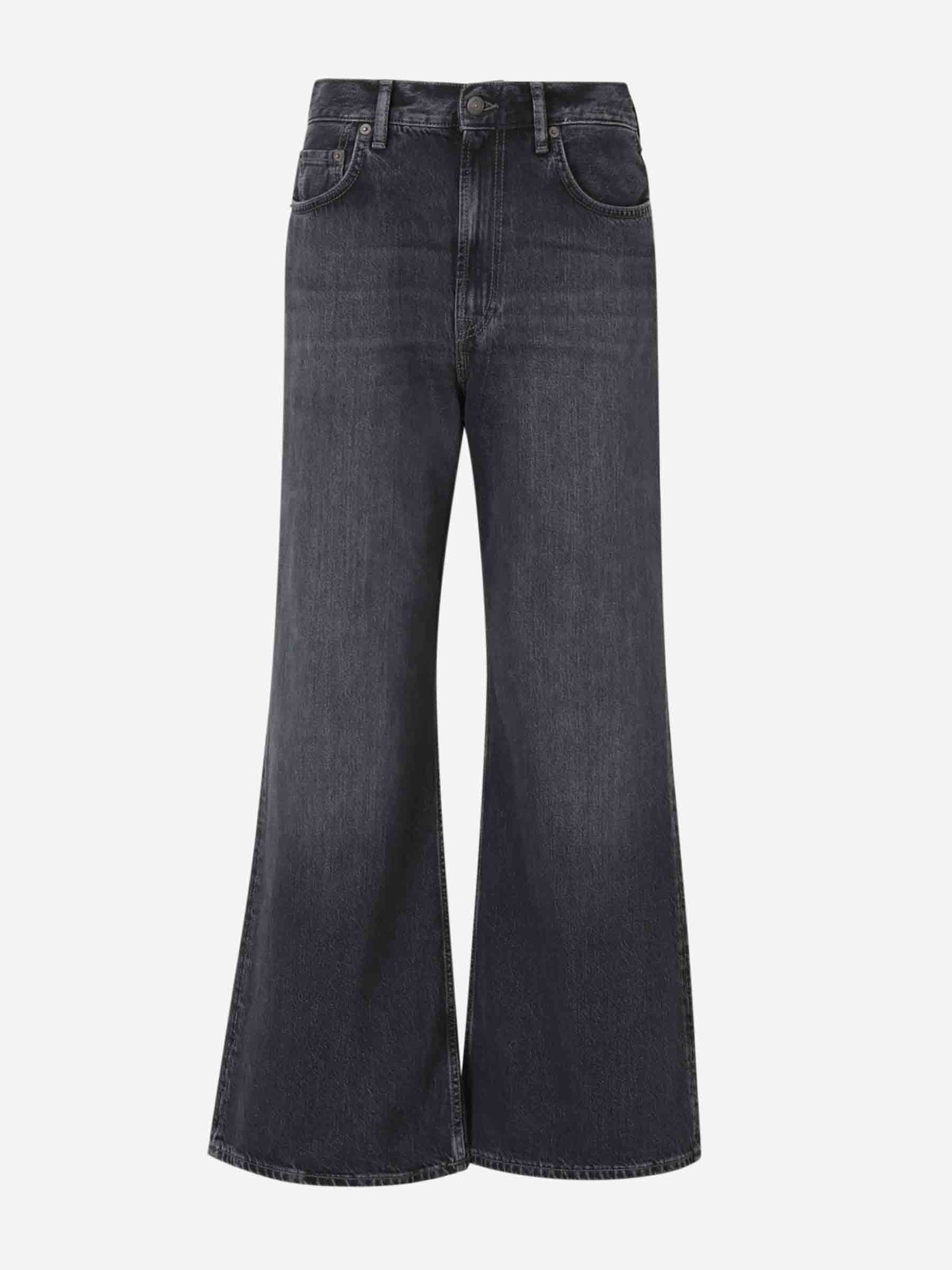 Acne Studios Mujer Barcelona Jeans Wide Leg color Negro sku 763-001698 01 - Foto 1