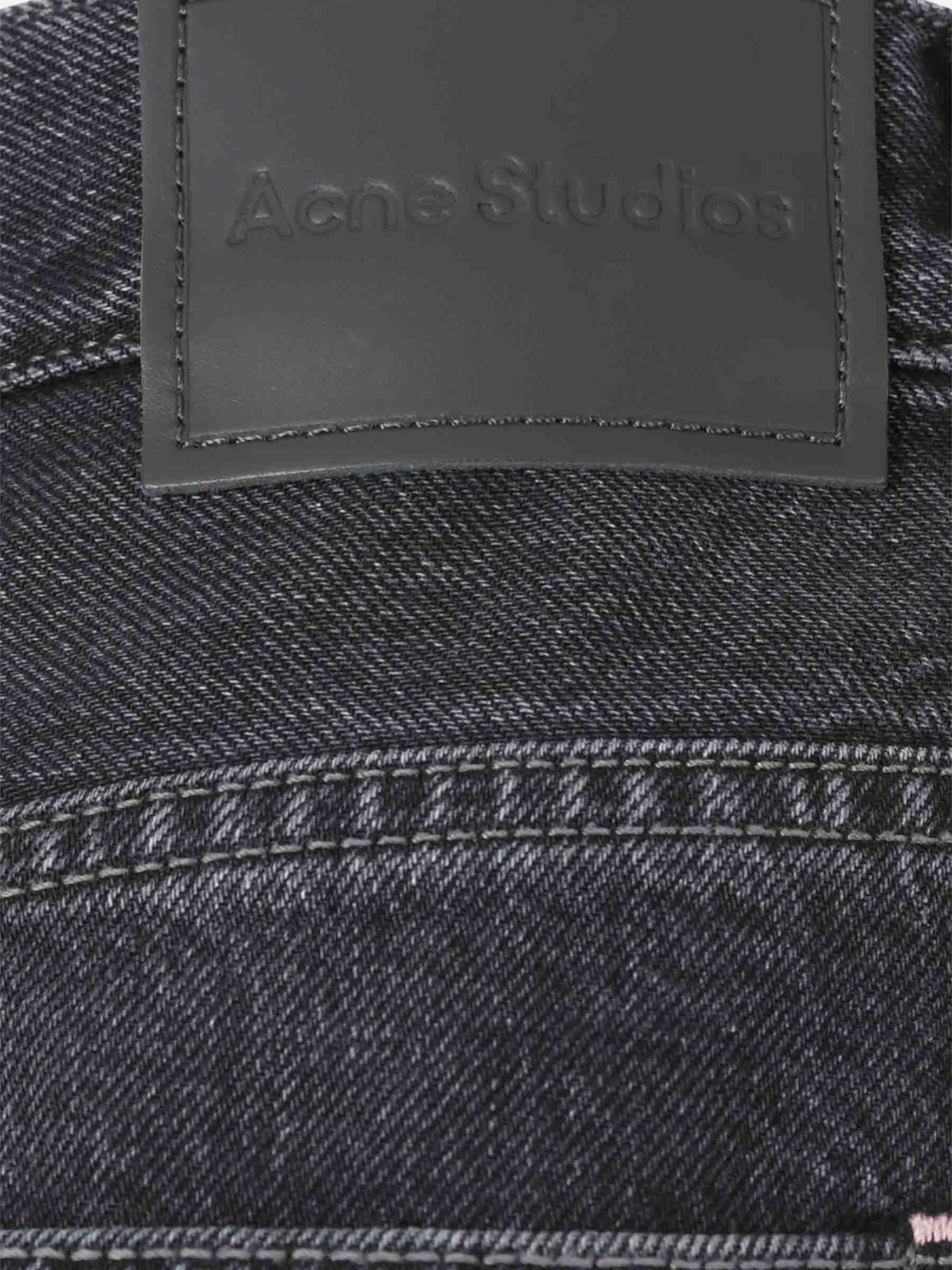 Acne Studios Mujer Barcelona Jeans Wide Leg color Negro sku 763-001698 01 - Foto 4